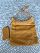 Vintage Radley Yellow Leather Bag With Purse