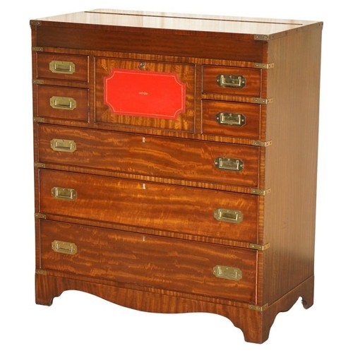 Fine vintage mahogany brass - fine, &