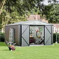 Metal Outdoor Garden Shed 10 x