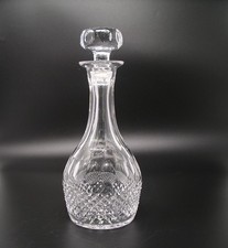 WATERFORD COLLEEN CUT CRYSTAL GLASS DECANTER LIQUOR DIAMOND POINT  GRASMERE? 11”
