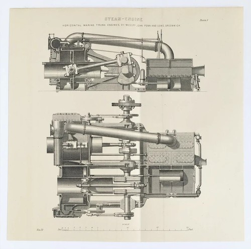 Marine steam engines - marine,