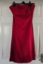 Ladies Red Strapless Dress. Warehouse Size 12. Great Condition