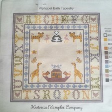 Birth Sampler Tapestry Canvas