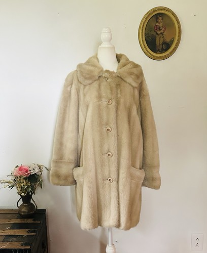 Vintage 1960s faux - 1960s, fur