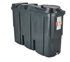 FTS 1000L BUNDED Domestic Heating Oil Tank & Optional Watchman & Outlet Kit