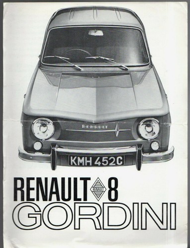 Renault gordini 1100 1966 - gordini, 1966-67
