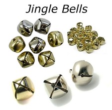 Metal Bells Cat Jingle Bells Silver/Gold Christmas Santa Sleigh Bells