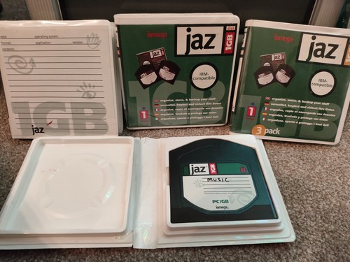 Genuine iomega jaz disc 1gb - genuine,