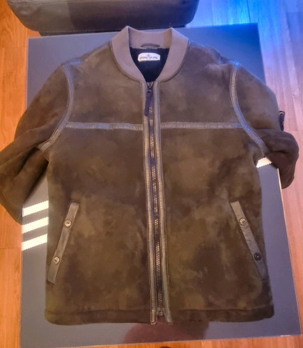 Stone island brown - brown, sheepskin