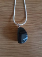 whitby jet pendant sterling