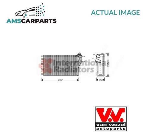 Heater radiator exchanger lhd - heater,
