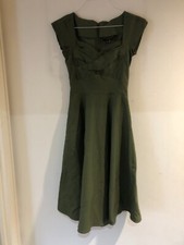 Stop Staring cocktail dress size M, olive green