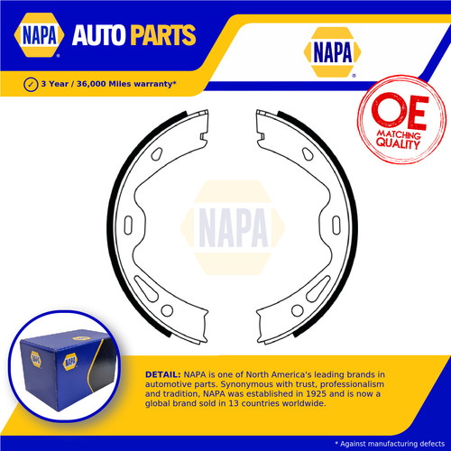 Handbrake shoes set - shoes, fits