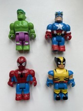 4 Mega Bloks Super Hero Action