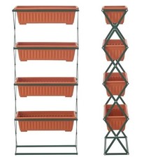 4 Tier Tier Vertical Raised