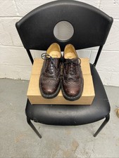 Solovair Men’s Brogue Shoes Size 6.5 Burgundy