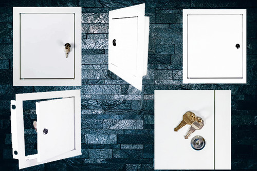 Metal access panel - with, &