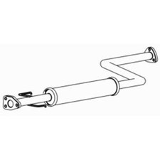 Centre Exhaust Middle Silencer