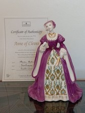 Wedgwood Anne Of Cleves Figurine Ltd Ed. 756 of 7,500 Signed With Cert Damage