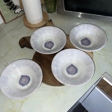 PORTMEIRION DUSK BY JO GORMAN CEREAL BOWLS X 4 - unused 