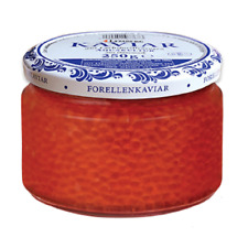 250g SALMON TROUT CAVIAR IKRA IKURA SALMON ИКРА ФОРЕЛИ KOSHER - TOP PRODUCT!