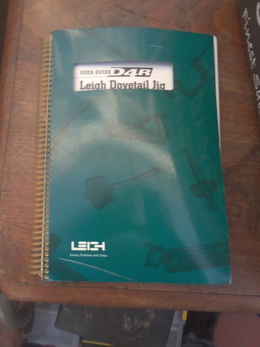 Manual for leigh dovetail - , jig