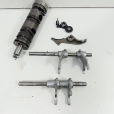Suzuki GT 250 EZ:78 Transmission Shift Forks Shift Drum Gearbox Engine 38911