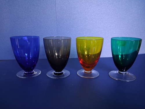 Set coloured wine glasses - coloured,