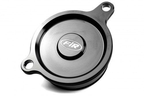 Oil filter cover black alloy - filter,