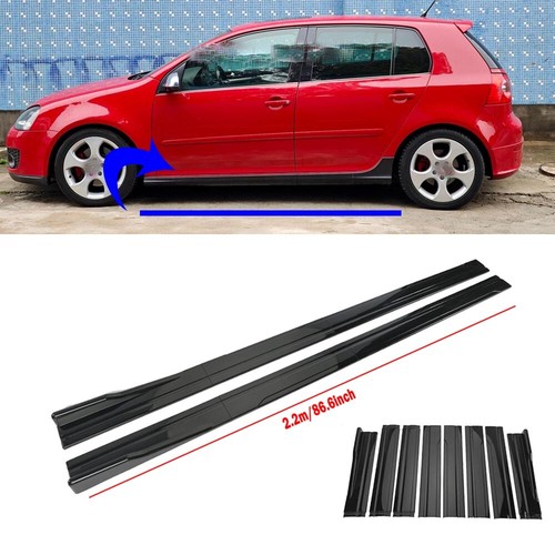 Gloss side skirts rocker - 86.6",