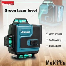 Makita High-Precision 16-Line 360° Green Laser Self-Levelling Construction Tool