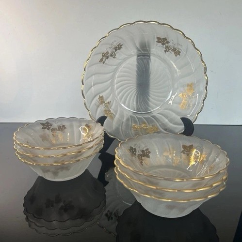 Vintage christmas bagley glass - bagley,