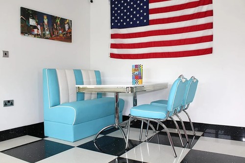 American diner furniture 50s - american,