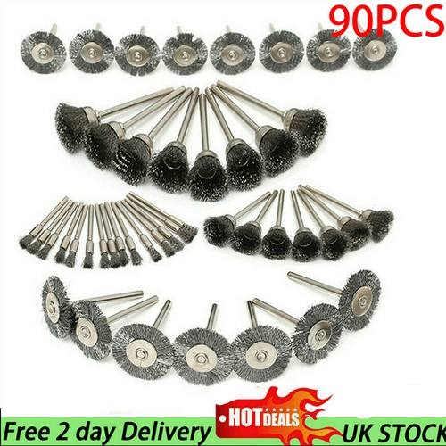 Box wire cup mix - 90/box, brush