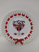 WOODLEA FUSCHIA FLOWER FAIRY by CICELY MARY BARKER RIBBON PLATE 6" diameter