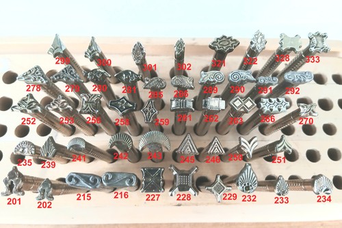 Leather craft stamp tools - leather,