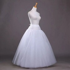 White Tulle Petticoat A Line