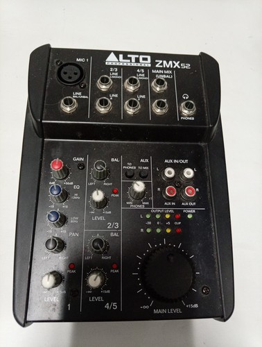 Alto zmx52 channel mixer no - alto,