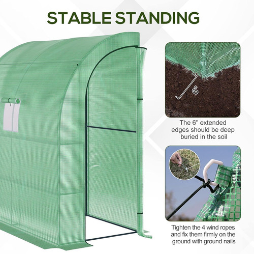 Walk lean wall - walk-in,