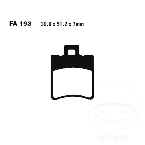 Ebc brake pads sintered - brake,