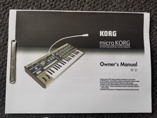 A4 Printed Manual for Korg