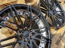 20 inch 5x120 666M style BLACK PB Alloy Wheels Rims BMW E90 F10 F30 F32 F01 F10