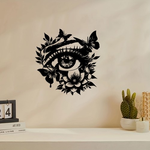 Butterfly eyes metal wall art - butterfly,