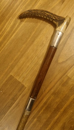 Antique antler horn handled - antler,