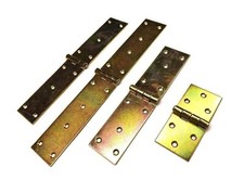 2 x Backflap Hinges Heavy Duty Zink Steel Back Flap Box Counter Hinge