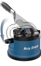 AnySharp World's Best Knife Sharpener, PowerGrip Suction, Original and Genuine