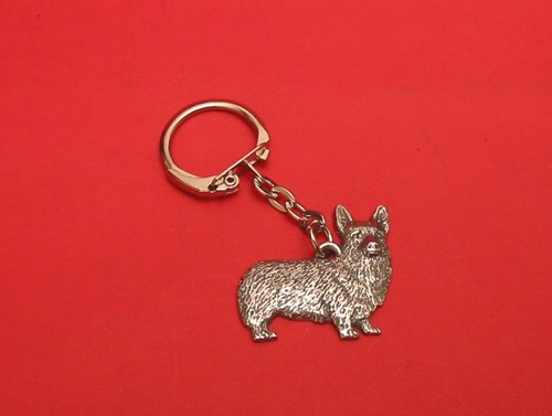 Welsh corgi dog - corgi, pewter