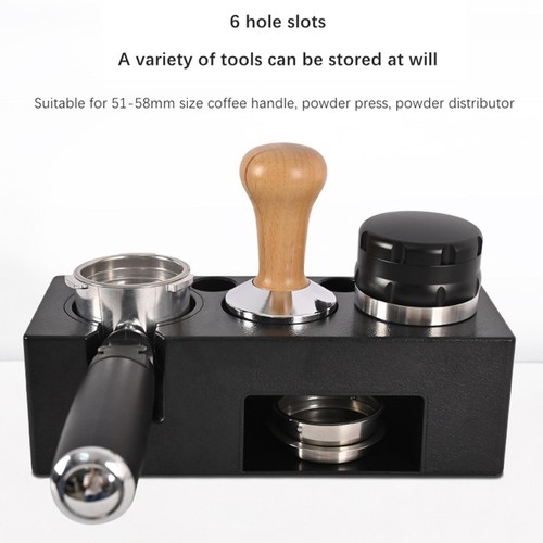Espresso tamping station - tamping,