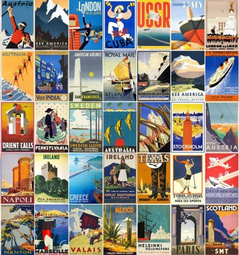Travel metal signs plaque man - metal,