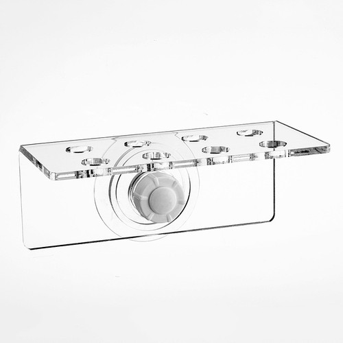 Clear acrylic coral bracket - clear,